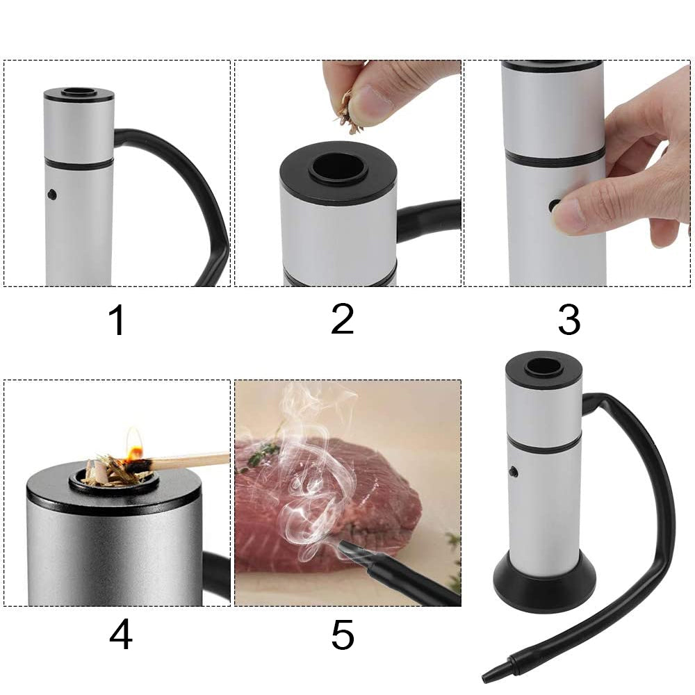 Battery Operated Cold Smoke Operator Food Smoking Machine