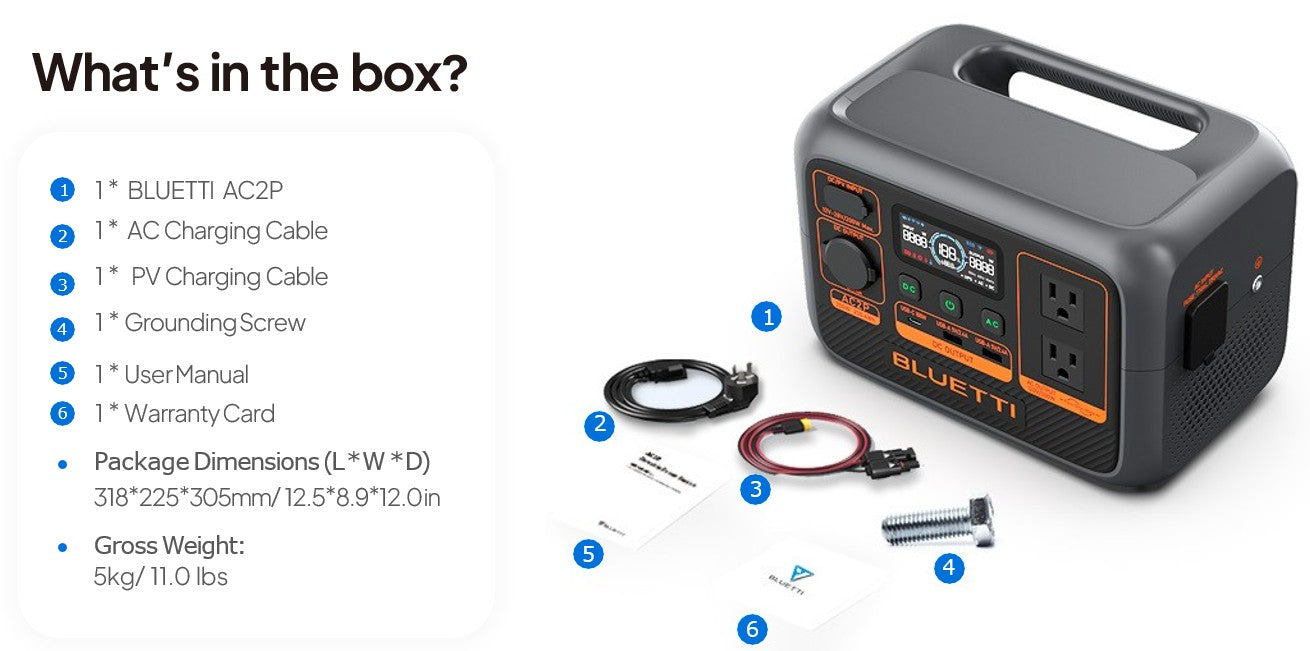 Bluetti AC2P Portable Power Station