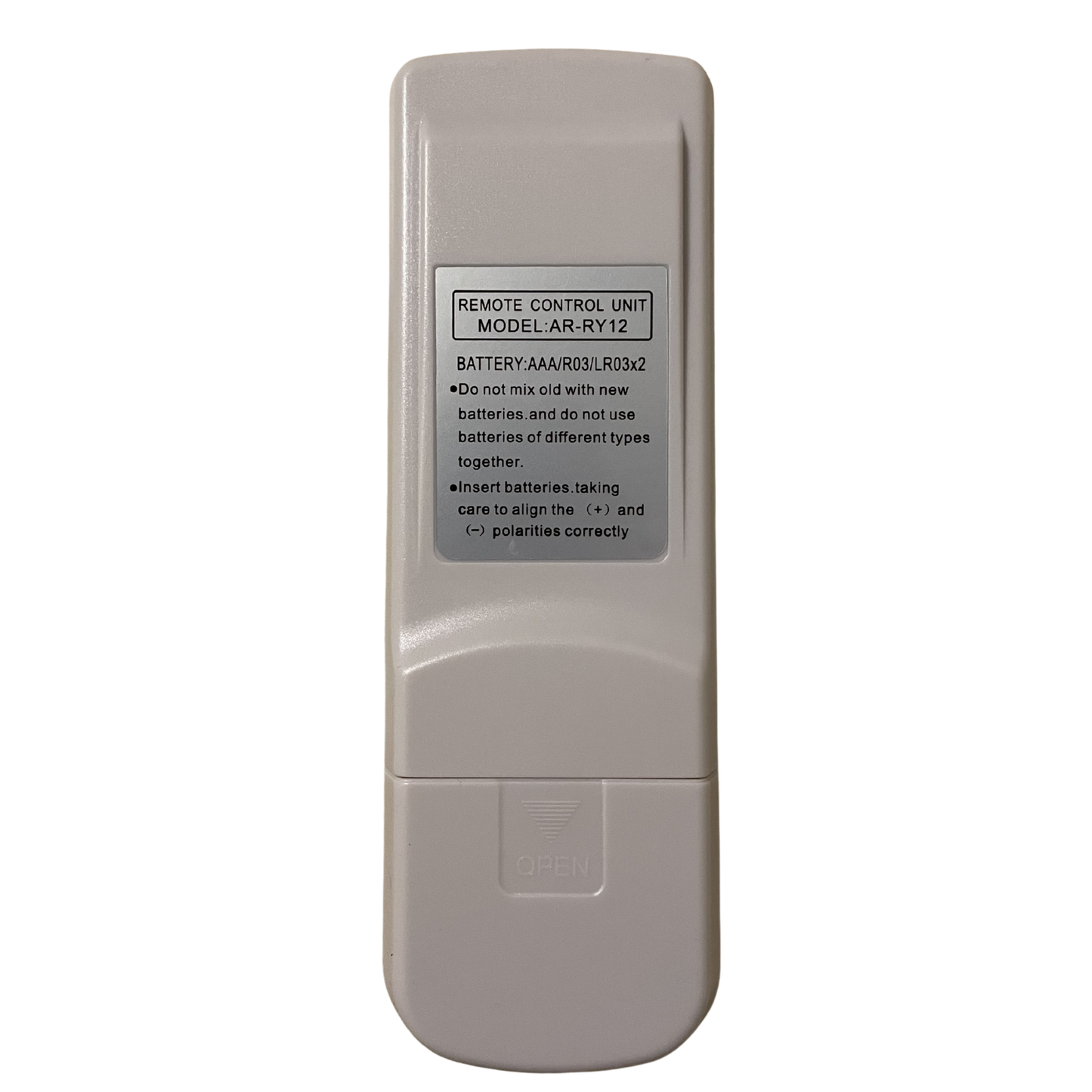 AR-RY12 Replacement Remote Control for Fujitsu Air Conditioner