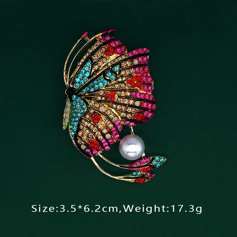 Creative Enamel Female Suit Bird Dragonfly Animal Pin Brooch Fashion Woman Girl Bag School Bag Brooches Accessories