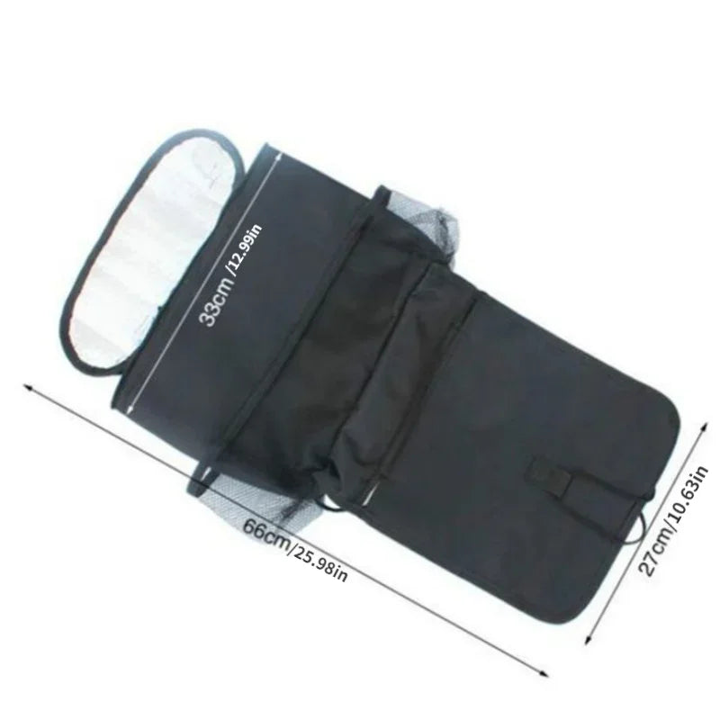 1pcs Car backrest storage bag, car rear seat insulation ice pack hanging bag, Oxford cloth multifunctional storage bag