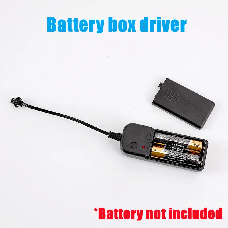 4 Control Modes 5M 4M Multicolor Led Light String Flexible Neon Light Wire Dance Party Atmosphere Decor USB Battery Box Driver