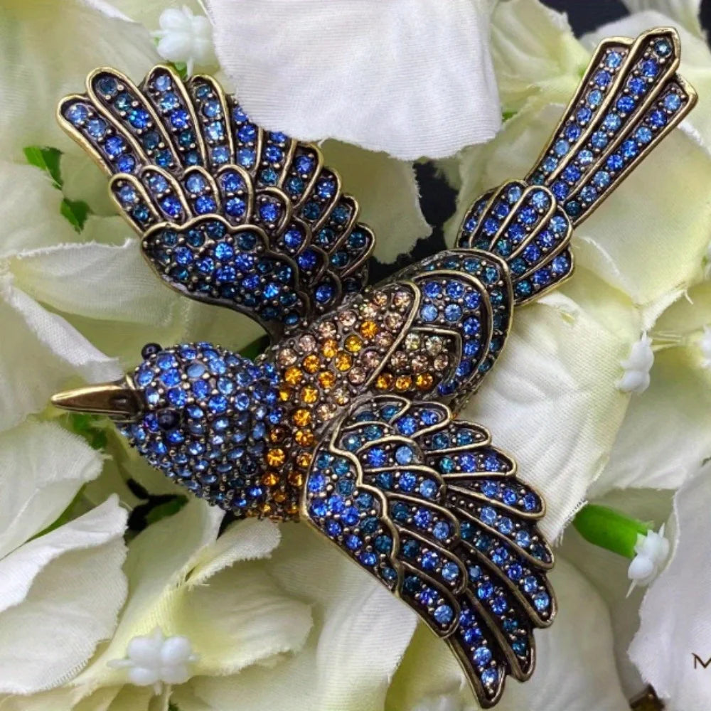 Vintage Luxury Heavy Duty Magpie Bird Designs Women's Men's BroochPins,AntiqueStyleJewelryAccessories, WeddingHolidayPartyFavors