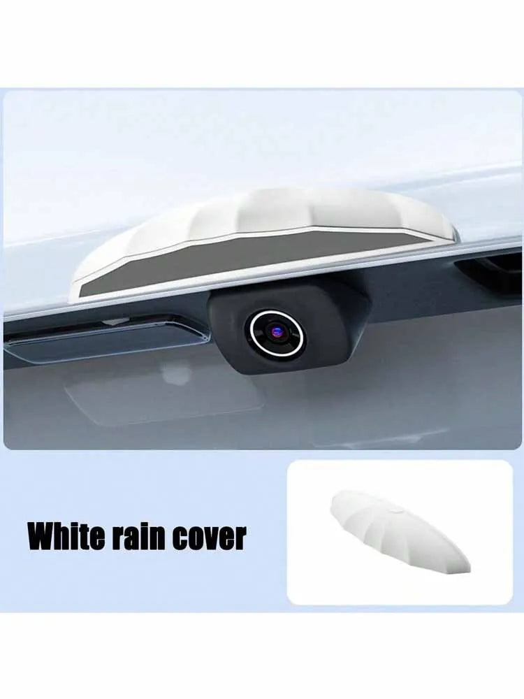 Car Rear Camera Rain Cover - Thickened & Widened Silicone, Non-Destructive Installation, Suitable for All Car Car Models, Clear