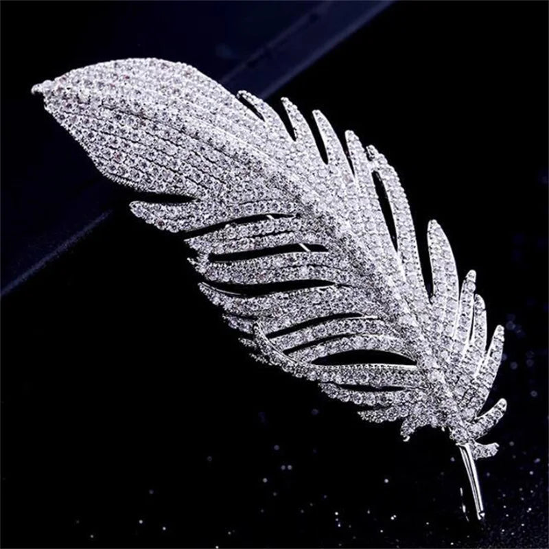 Luxury Exquisite Full Rhinestone Brooches For Women Girls Elegant Temperament Brooch Fine Jewelry Accessories Gifts