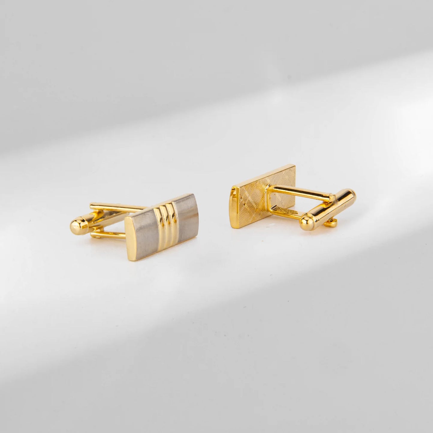 1Pair Square Man Shirt Cufflinks Copper Tie Clips & Cufflinks For Mens Luxury Wedding Guests Gifts Fashion Jewelry Men Cuffs
