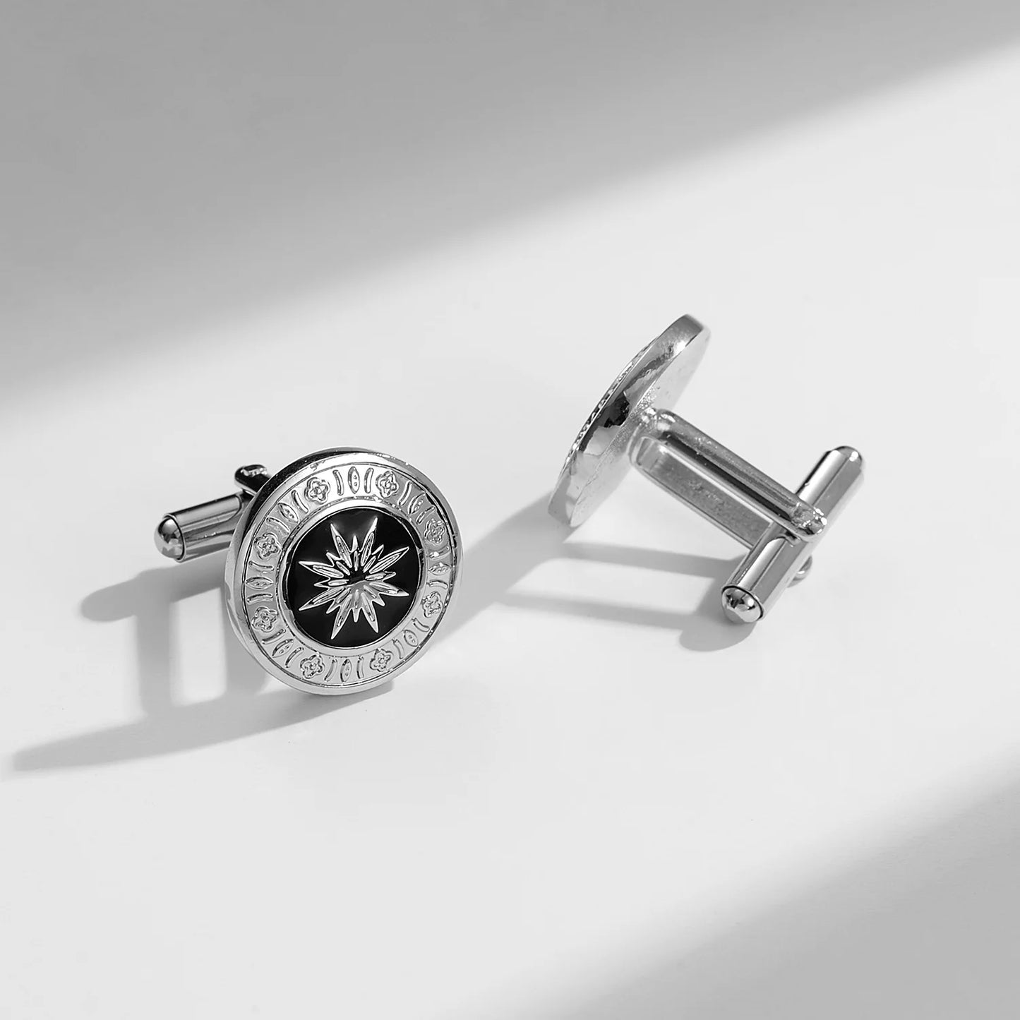 1Pair Square Man Shirt Cufflinks Copper Tie Clips & Cufflinks For Mens Luxury Wedding Guests Gifts Fashion Jewelry Men Cuffs