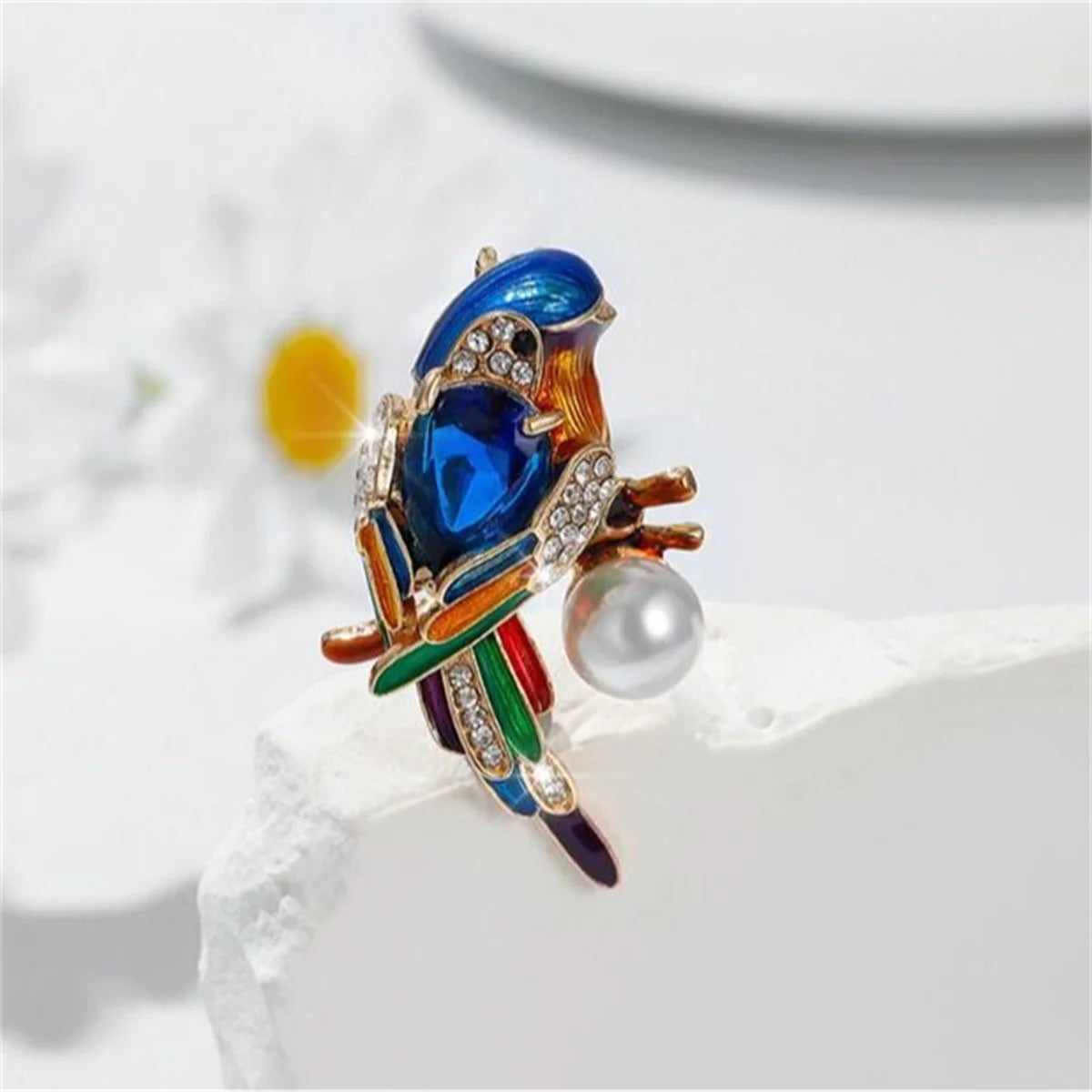Luxury Bird Brooch, Korean Style Personalized Exquisite Chest Flower, Clothing Backpack Jewelry Accessories, Party Birthday Gift