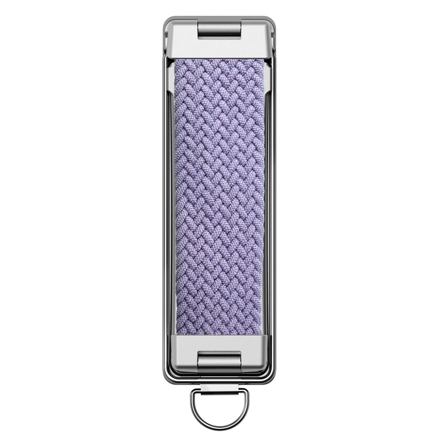 Foldable Sticky Back Phone Stand with Rainbow Strap Breathable Design and Lanyard Hole Multi Functional Portable Holder