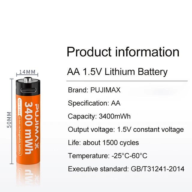 AA Battery - 1.5v (12 Pack)