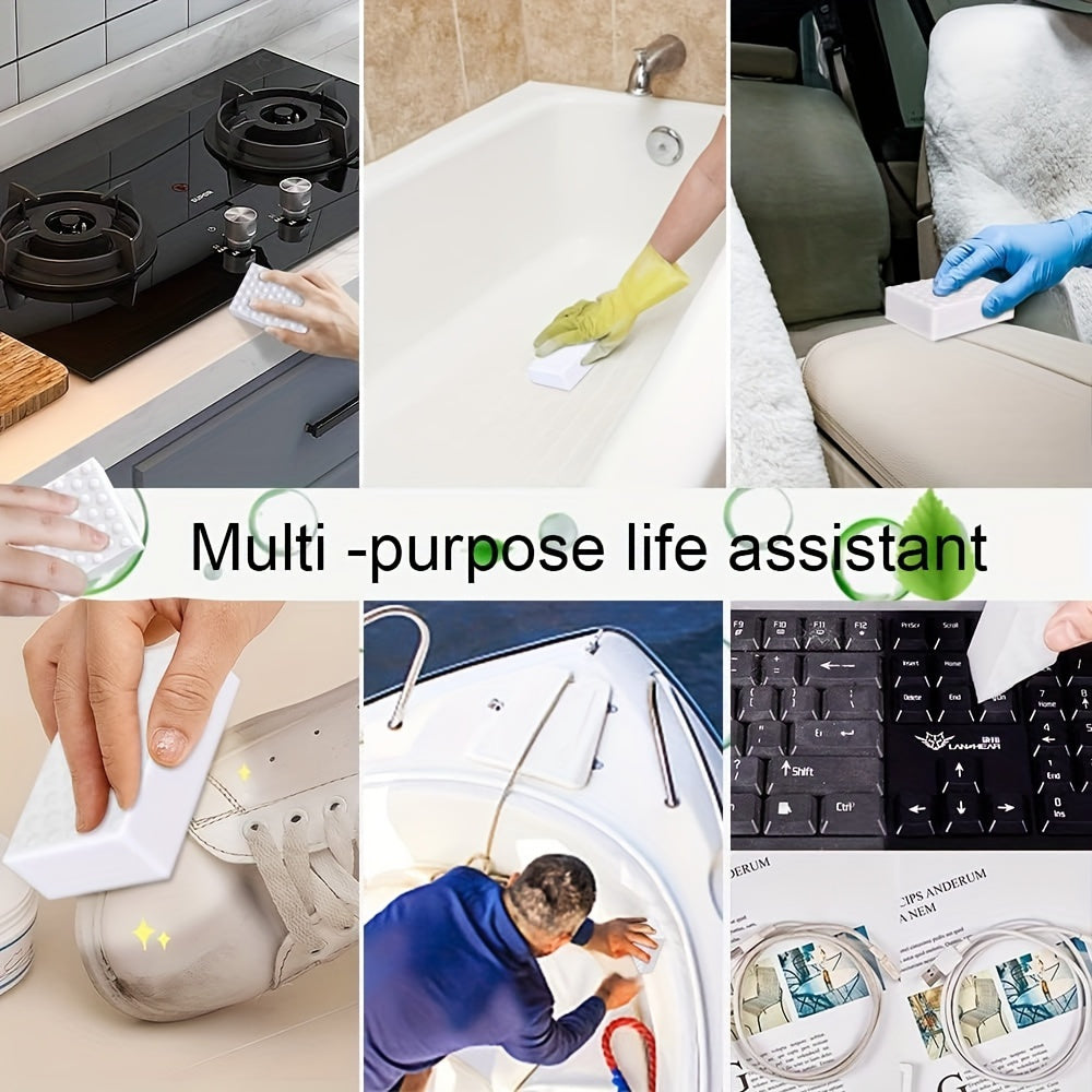 5pcs,  Sponge, Melamine Foam Sponge, Household Cleaning Sponge, Dish Sponge, Kitchen Cleaning Sponge,  Wash Sponge, for Sink, Oven, Stove, Pan, Bathroom, Shower, Tile, Wall, Shoes, Cleaning Supplies, Cleaning Tools