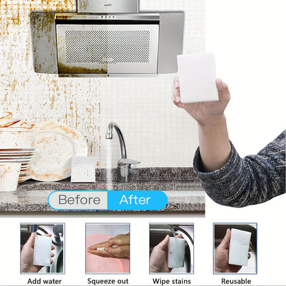 5pcs,  Sponge, Melamine Foam Sponge, Household Cleaning Sponge, Dish Sponge, Kitchen Cleaning Sponge,  Wash Sponge, for Sink, Oven, Stove, Pan, Bathroom, Shower, Tile, Wall, Shoes, Cleaning Supplies, Cleaning Tools