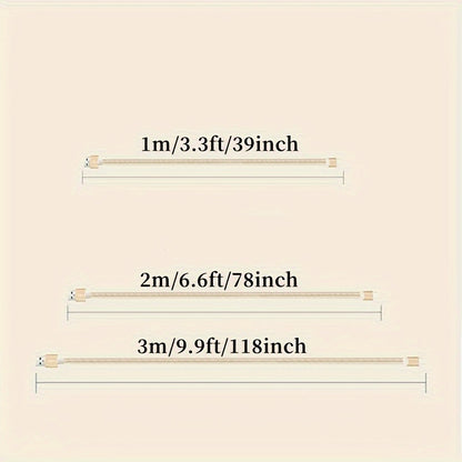 1pc USB Type C cable for fast and safe charging is suitable for Samsung, Redmi, OnePlus mobile phone charging cables, with a length of 3m