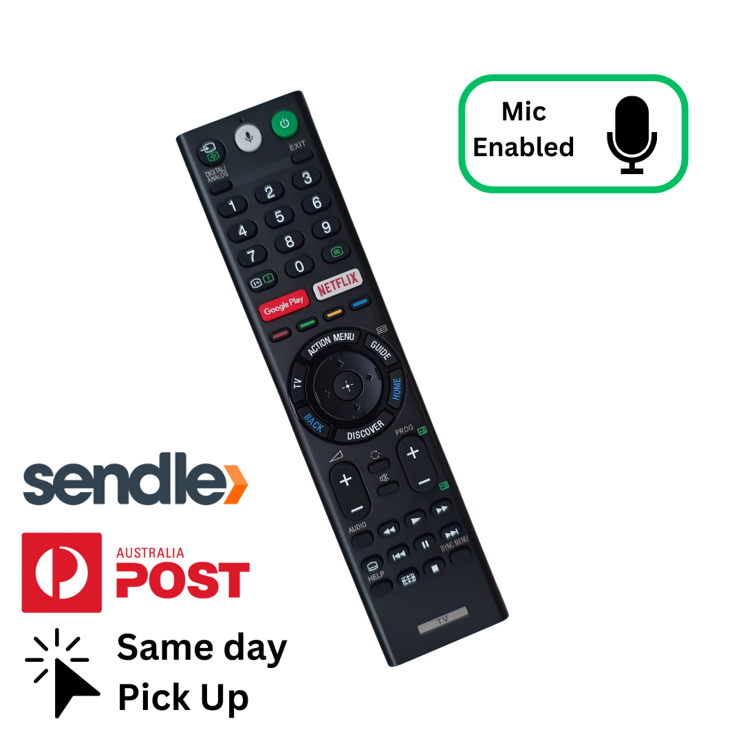 Sony XBR-55X850G Replacement Remote (RMF-TX200P Microphone Enabled)