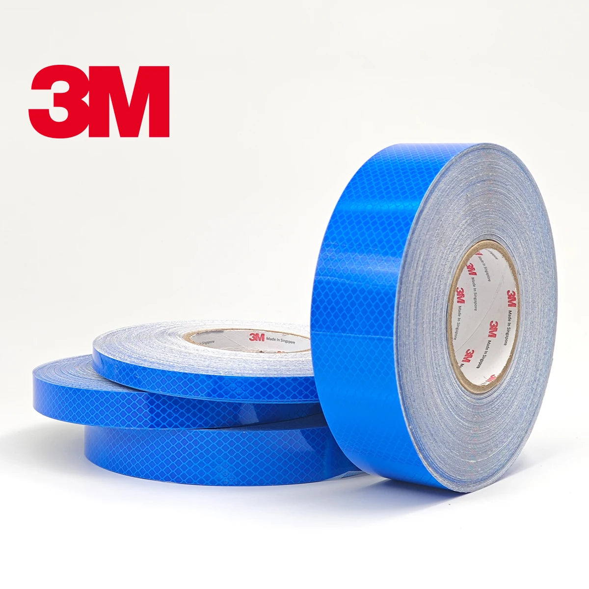 3M Diamond Grade Reflective Sticker Tape | 1M Length | High Visibility Safety Sticker for Car, Truck, Bike, Helmet