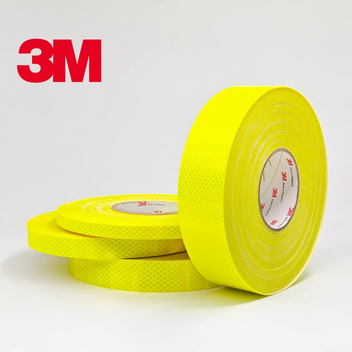 3M Diamond Grade Reflective Sticker Tape | 1M Length | High Visibility Safety Sticker for Car, Truck, Bike, Helmet