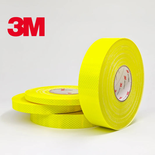 3M Diamond Grade Reflective Sticker Tape | 1M Length | High Visibility Safety Sticker for Car, Truck, Bike, Helmet