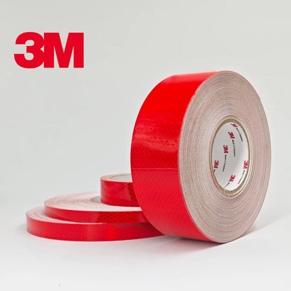 3M Diamond Grade Reflective Sticker Tape | 1M Length | High Visibility Safety Sticker for Car, Truck, Bike, Helmet