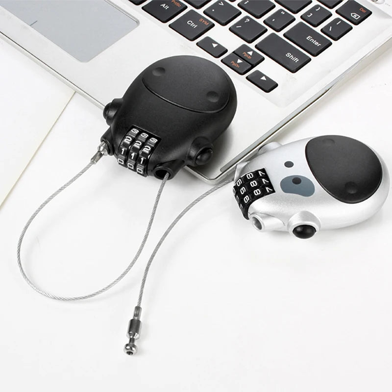 NeW Bicycle motorcycle steel wire rope cow lock retractable helmet lock fashion Durable Combination Lock Wire Lock Bike Accessor