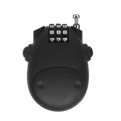 NeW Bicycle motorcycle steel wire rope cow lock retractable helmet lock fashion Durable Combination Lock Wire Lock Bike Accessor