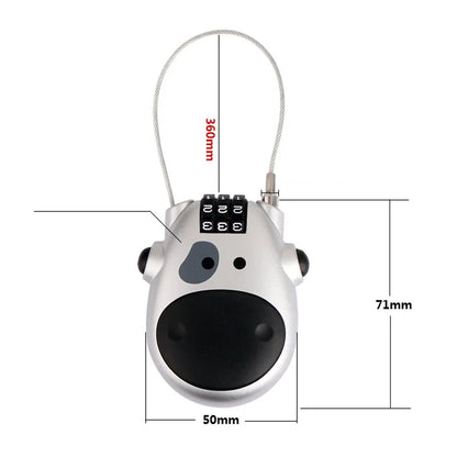 NeW Bicycle motorcycle steel wire rope cow lock retractable helmet lock fashion Durable Combination Lock Wire Lock Bike Accessor