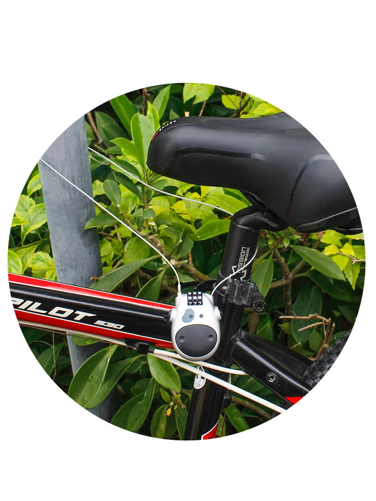 NeW Bicycle motorcycle steel wire rope cow lock retractable helmet lock fashion Durable Combination Lock Wire Lock Bike Accessor