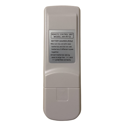 AR-RY12 Replacement Remote Control for Fujitsu Air Conditioner