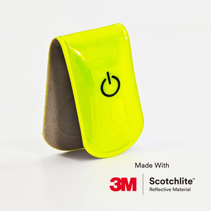 Salzmann Magnetic LED Clip, Reflective and practical Clip-On, Made with 3M Scotchlite