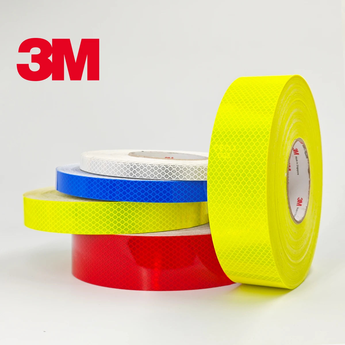 3M Diamond Grade Reflective Sticker Tape | 1M Length | High Visibility Safety Sticker for Car, Truck, Bike, Helmet