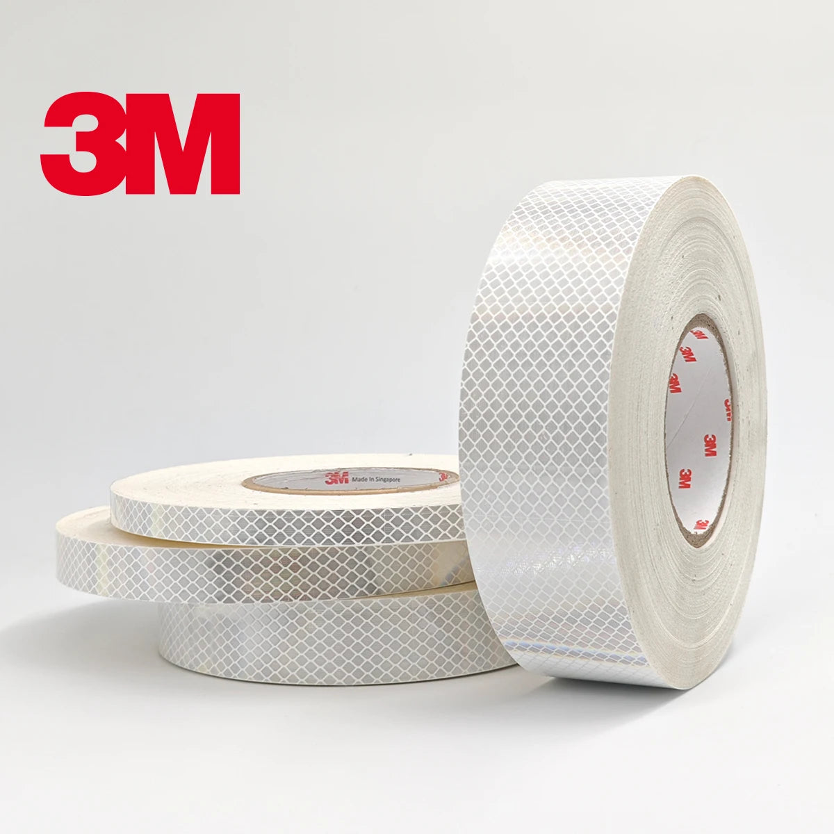 3M Diamond Grade Reflective Sticker Tape | 1M Length | High Visibility Safety Sticker for Car, Truck, Bike, Helmet