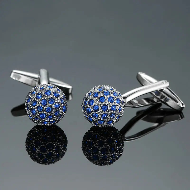 High end brand fashion men's mage shirt Cufflinks high quality crystal zircon Cufflinks wholesale / retail