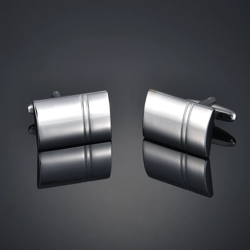 New Luxury Shirts Cuff Links for Mens Christmas Santa Claus Wedding Cufflinks Movie Magic/Gold Leaf/Crown Suit Button Jewelry