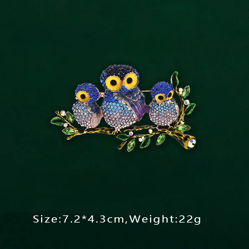 Creative Enamel Female Suit Bird Dragonfly Animal Pin Brooch Fashion Woman Girl Bag School Bag Brooches Accessories