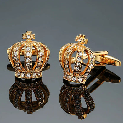 High end brand fashion men's mage shirt Cufflinks high quality crystal zircon Cufflinks wholesale / retail