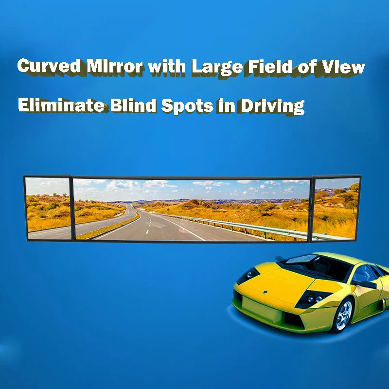 Car Clip On Rear View Mirror Convex Mirror Driving Safety Universal Wide Angle Rear View Mirror Auto Car Interior Mirrors