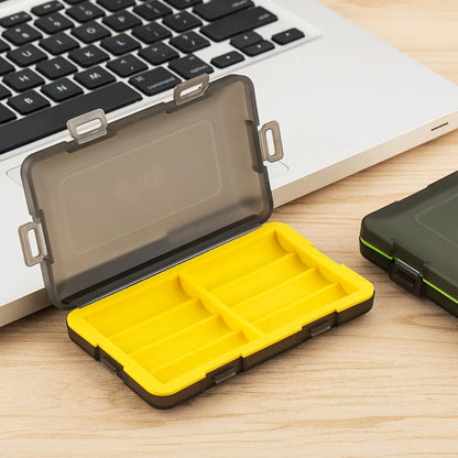 AA Battery Storage Case Holder Organizer Compact PC Battery Box for 8pcs AA or 14500 Batteries Water-Resistant and Easy to Carry