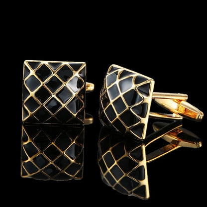 Quality Gold Color Cufflinks Retro Pattern Poker Bird Knot Fish Bullet French Shirt Cuffs Suit Accessories Wedding Jewelry