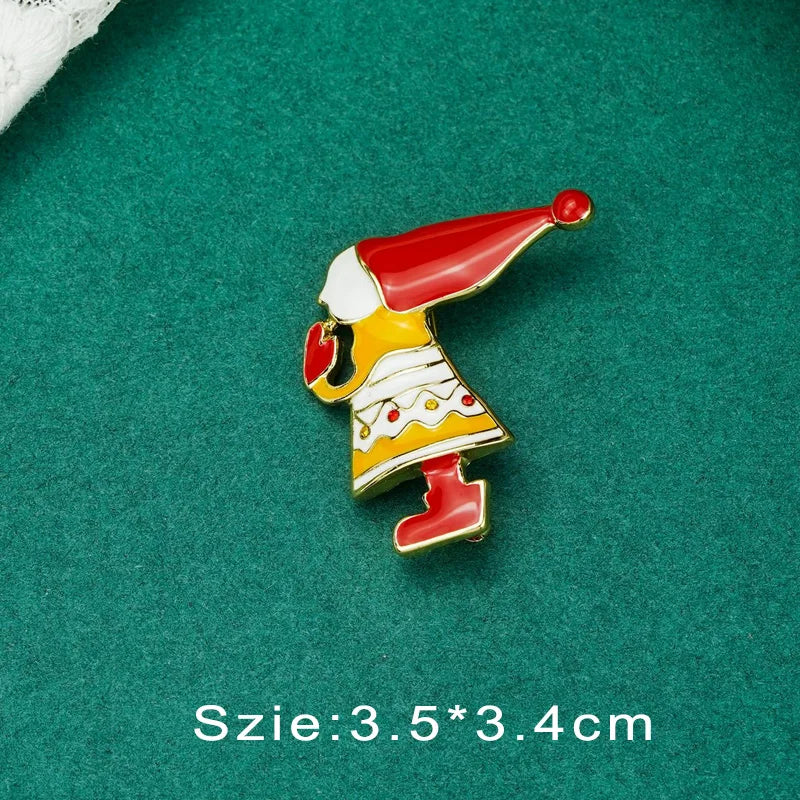 Vintage Palace Plant Flower Baroque Brooch Red Enamel Pearl Brooch Pin Woman Girl Party Accessories
