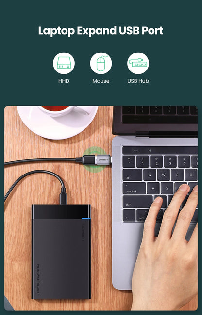 UGREEN USB C Adapter Type C to USB 3.0 Adapter Thunderbolt 3 Type-C Adapter OTG Cable For Macbook pro Air Samsung S10 S9 USB OTG