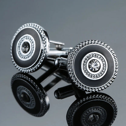 High end brand fashion men's mage shirt Cufflinks high quality crystal zircon Cufflinks wholesale / retail