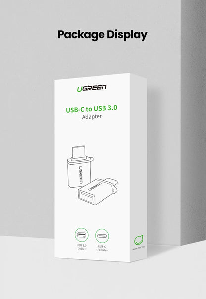 UGREEN USB C Adapter Type C to USB 3.0 Adapter Thunderbolt 3 Type-C Adapter OTG Cable For Macbook pro Air Samsung S10 S9 USB OTG