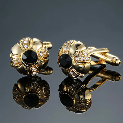 High end brand fashion men's mage shirt Cufflinks high quality crystal zircon Cufflinks wholesale / retail