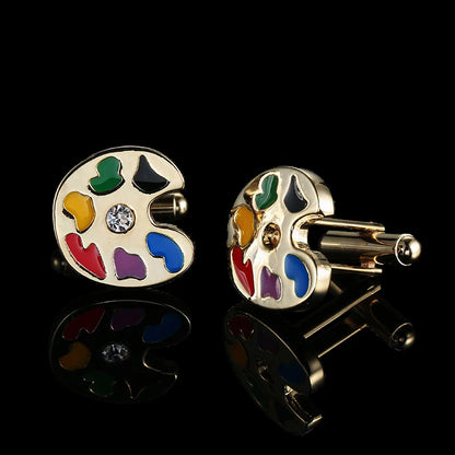 Quality Gold Color Cufflinks Retro Pattern Poker Bird Knot Fish Bullet French Shirt Cuffs Suit Accessories Wedding Jewelry