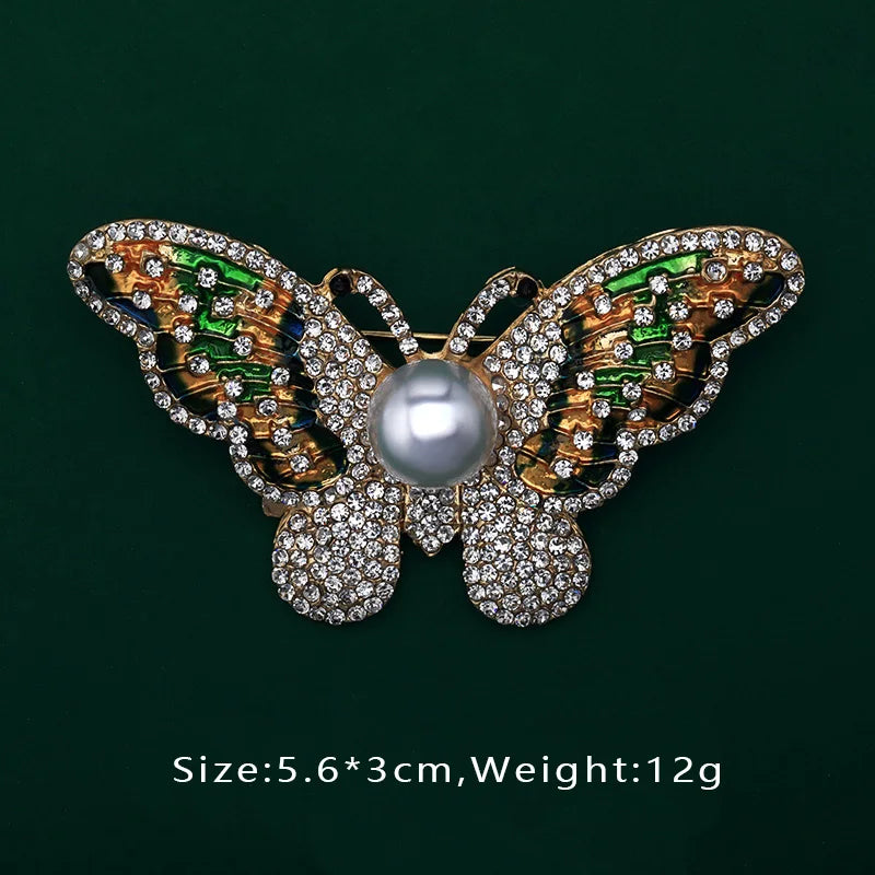 Creative Enamel Female Suit Bird Dragonfly Animal Pin Brooch Fashion Woman Girl Bag School Bag Brooches Accessories