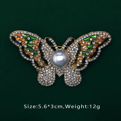 Creative Enamel Female Suit Bird Dragonfly Animal Pin Brooch Fashion Woman Girl Bag School Bag Brooches Accessories