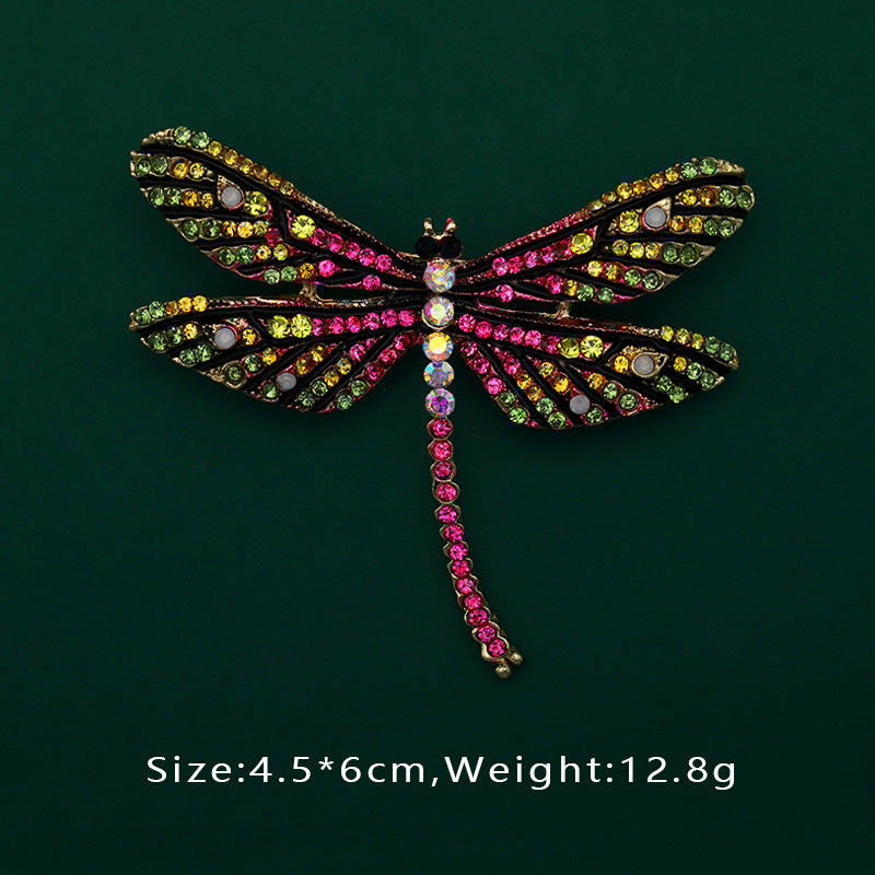 Creative Enamel Female Suit Bird Dragonfly Animal Pin Brooch Fashion Woman Girl Bag School Bag Brooches Accessories