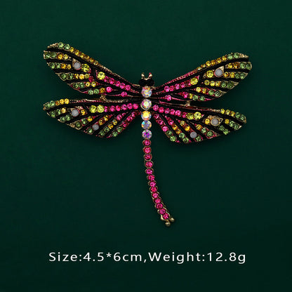 Creative Enamel Female Suit Bird Dragonfly Animal Pin Brooch Fashion Woman Girl Bag School Bag Brooches Accessories