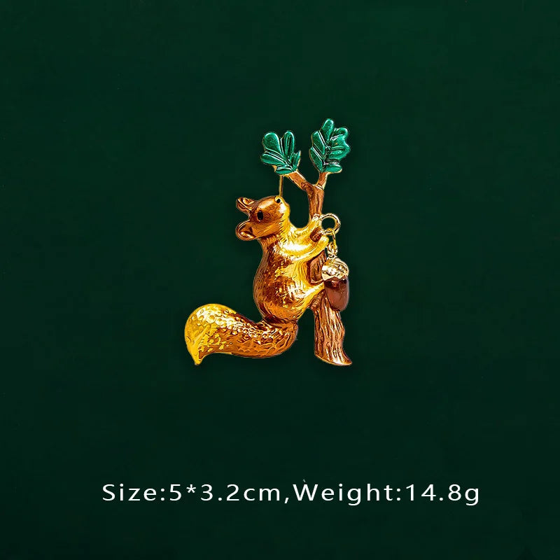 Creative Enamel Female Suit Bird Dragonfly Animal Pin Brooch Fashion Woman Girl Bag School Bag Brooches Accessories