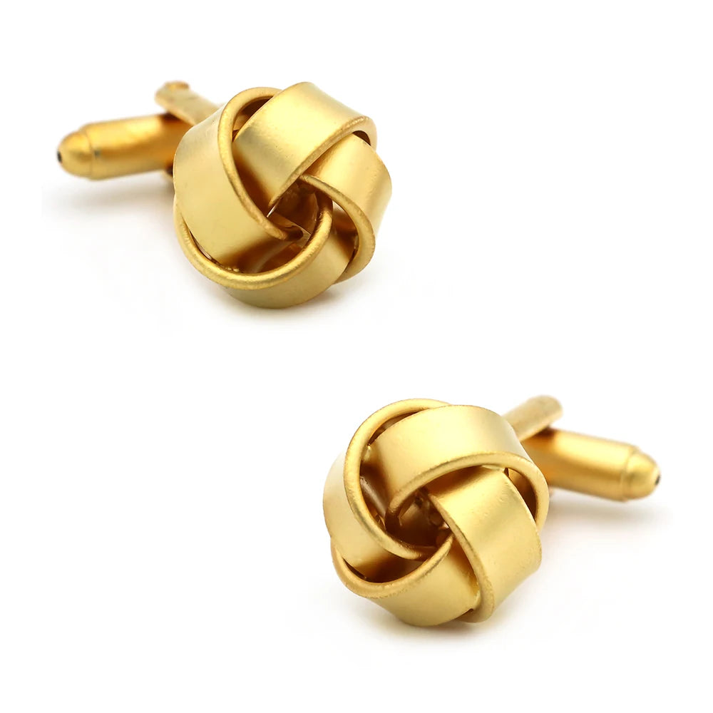 Black Cufflinks for men fashion knot design top quality copper hotsale cufflinks whoelsale&retail