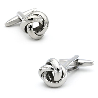 Black Cufflinks for men fashion knot design top quality copper hotsale cufflinks whoelsale&retail